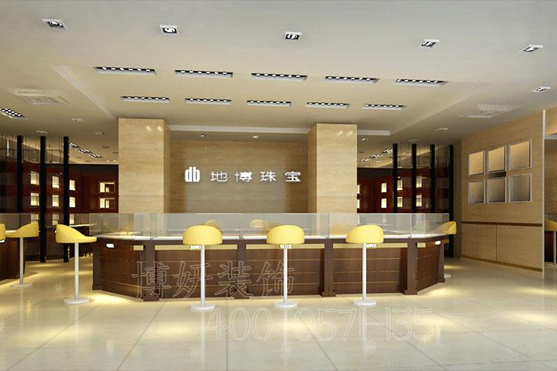 简约品牌黄金珠宝店装修设计 - 装修设计案例