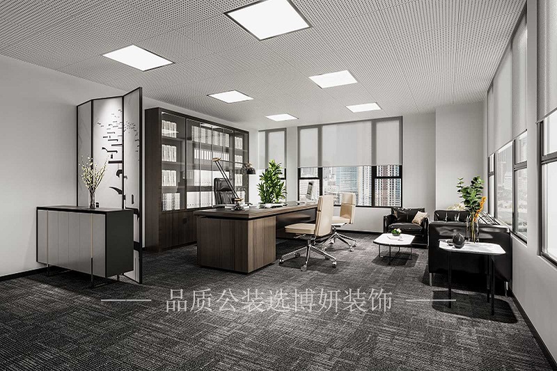 杭州现代风格办公室装修设计案例