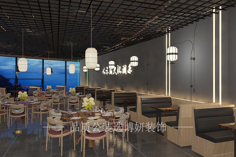 杭州新中式风格餐饮店装修设计案例
