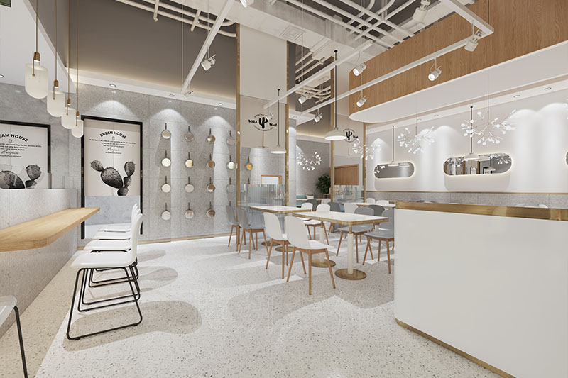 小吃店装修,小吃店装潢设计,小吃店装修效果图,装修公司