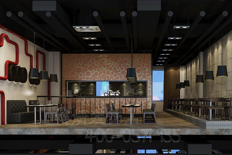 小吃店装修,小吃店装潢设计,小吃店装修效果图,装修公司