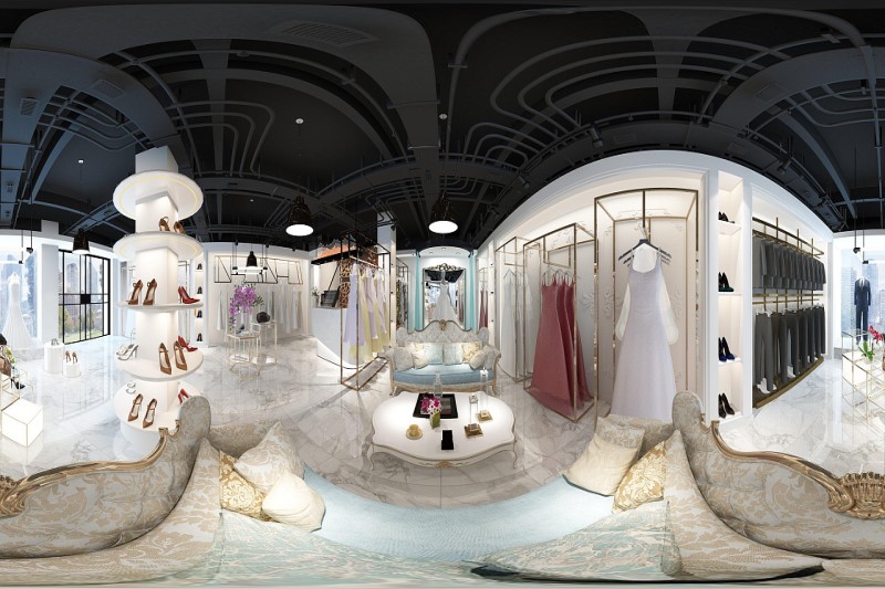 舒适稳重的婚纱摄影店铺装修设计赏析（杭州婚纱摄影店铺装修设计效果图）